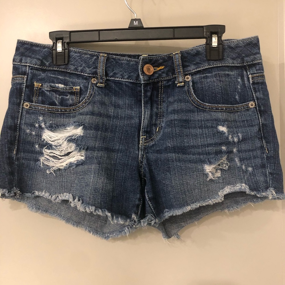 American Eagle Shortie Denim Shorts